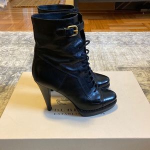 Burberry platform boots